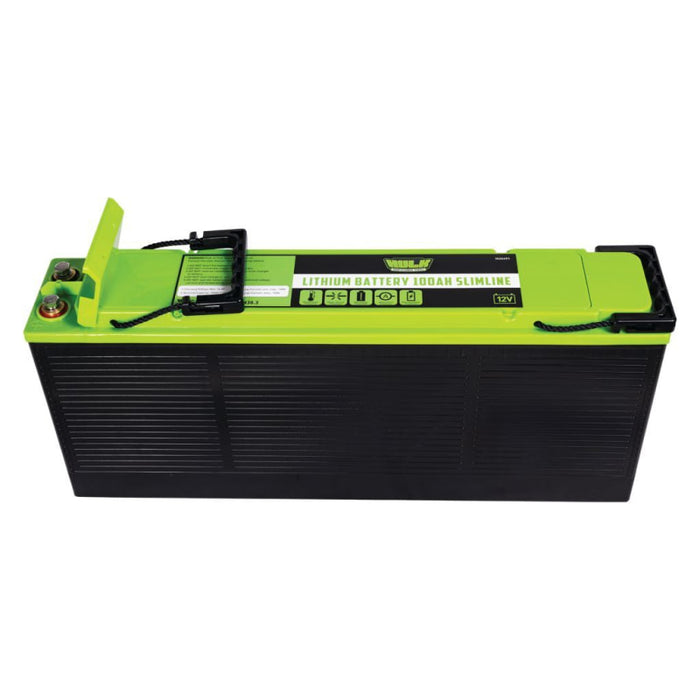 HULK Pro 100Ah Slimline Lithium Battery Lifepo4 | 12V - Lithium Battery