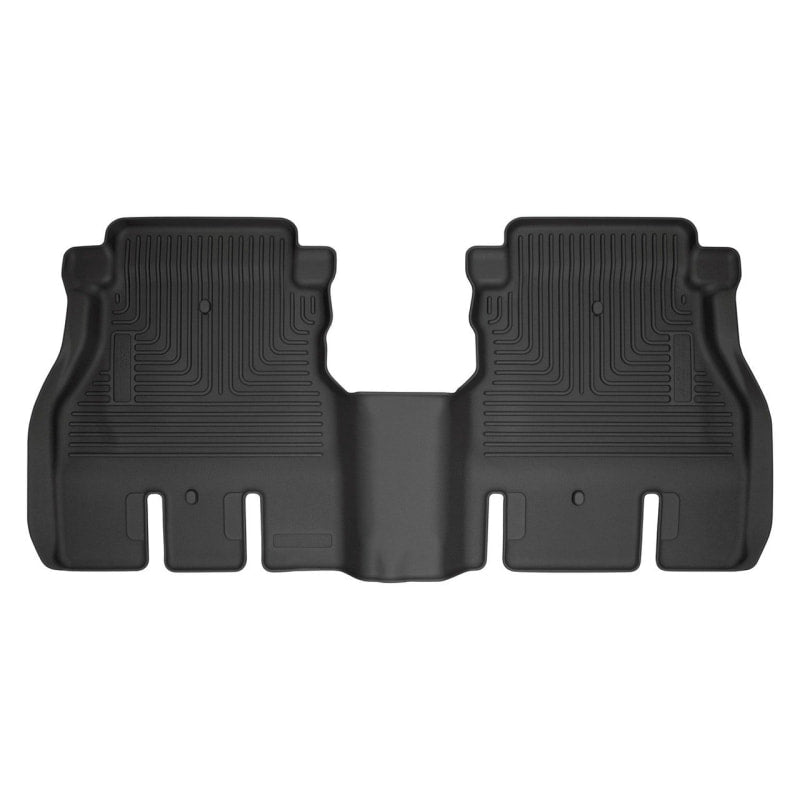 Husky Liners WeatherBeater Rear 2nd Row Floor Liner to Suit Jeep Wrangler (JL) | Black - Car Floor Mats