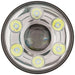 Ignite 7 Round LED Headlight Chrome Face - Headlight