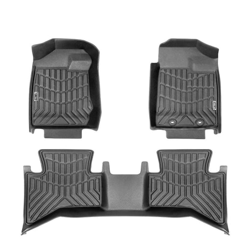 Kiwi Master 3D TPE Car Floor Mats for ISUZU D-MAX Dual Cab MY 2012 ~ 2020 July - Car Floor Mats