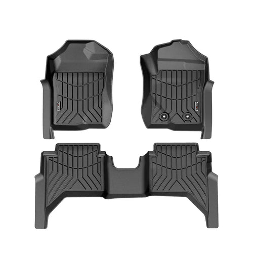 Kiwi Master 3D TPE Car Floor Mats Liner for Ford Ranger Next Gen | 2023 + - Car Floor Mats