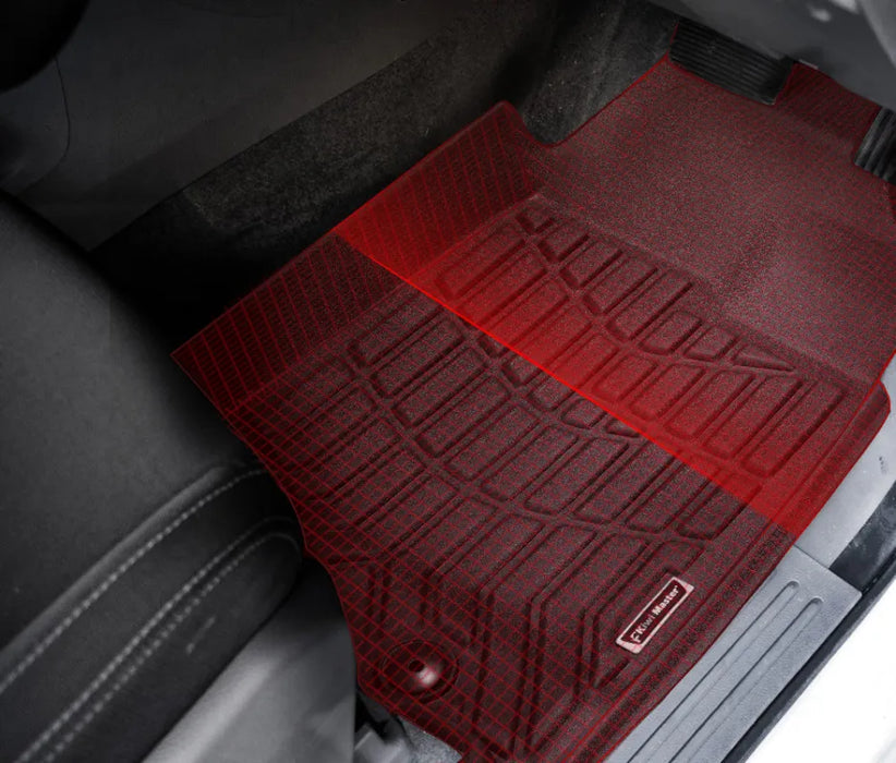 Kiwi Master 3D TPE Car Floor Mats for Isuzu MU-X 2013 - 2020 - Car Floor Mats