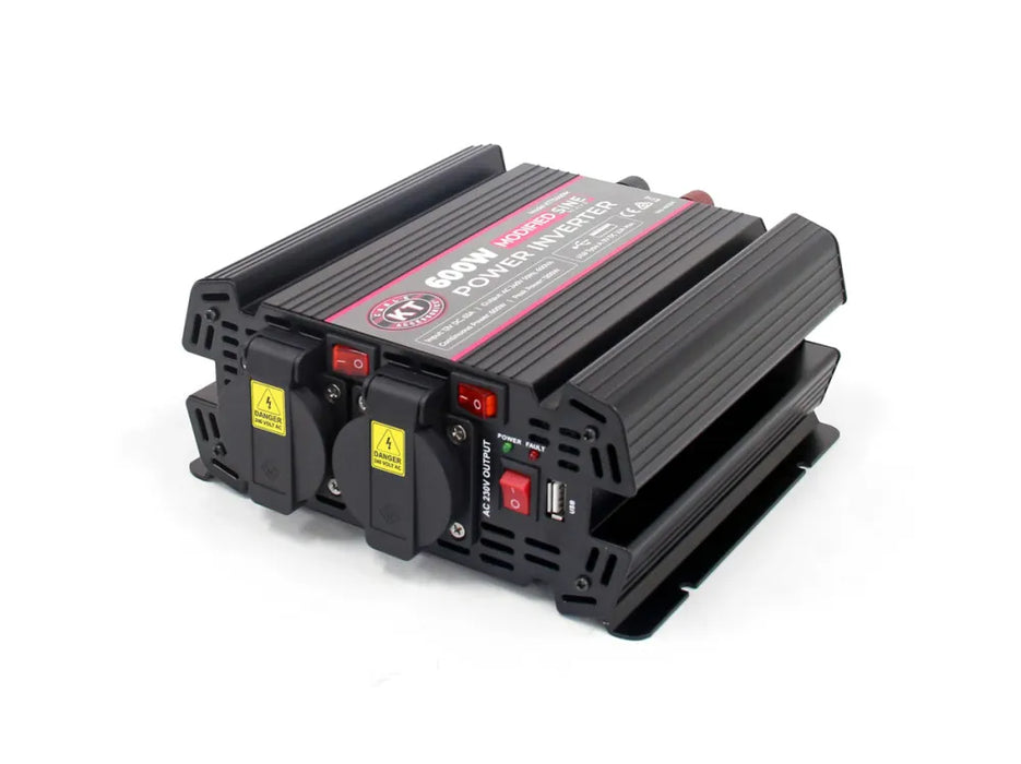 KT 600W Modified Sine Wave 12V to 240V Inverter