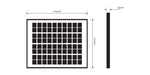 KT Solar 200W Square Solar Panel | KT70730