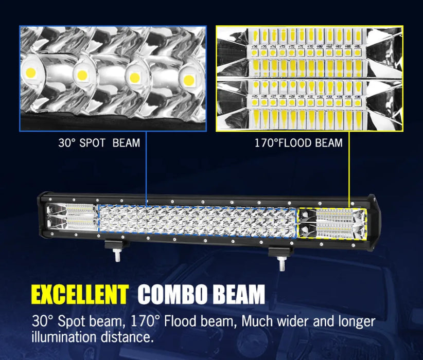 Lightfox 23 Led Light Bar IP68 Rating 9,980 Lumens - Light Bars