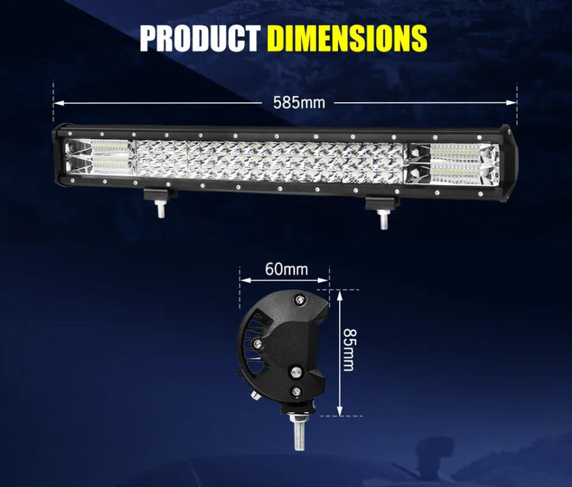 Lightfox 23 Led Light Bar IP68 Rating 9,980 Lumens - Light Bars