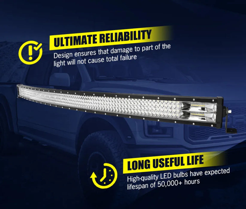 Lightfox 50 LED Curved Light Bar - Light Bars