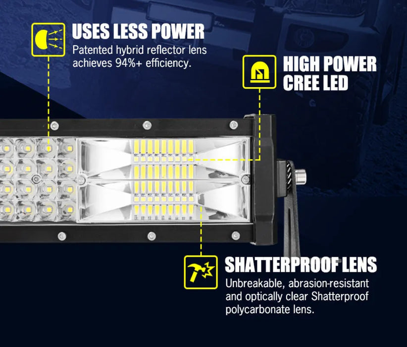 Lightfox 50 LED Curved Light Bar - Light Bars