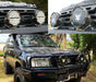 Lightfox 9 LED Driving Lights with Harness | Pair | Includes Covers - Driving Lights