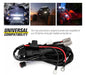 Lightfox Dual Connector Smart Harness High Beam Driving Wiring kit - Lighting Accessories