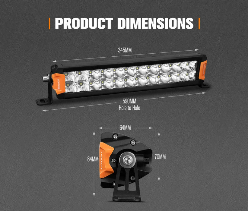 Lightfox Rigel Series 12 LED Light Bar - Light Bars