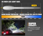 Lightfox Vega Series 28 LED Light Bar - Light Bars