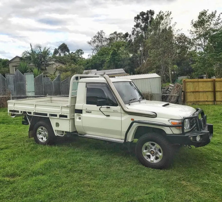 Meredith Stainless Steel Snorkel Kit to suit Toyota VDJ 76/78/79 Series Landcruiser - VDJ 79 Series LandCruiser / Polished - Snorkels