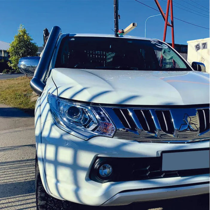 Meredith Stainless Steel Snorkel Kit to suit Mitsubishi MQ Triton (2015 - 2018) - Long Polished - Snorkels