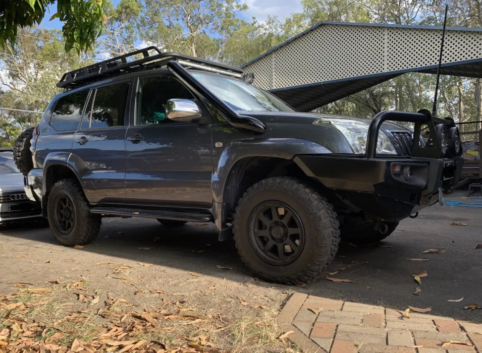 Meredith Stainless Steel Snorkel Kit to suit Toyota 120 Series Landcruiser Prado (2002–2009) - Snorkels