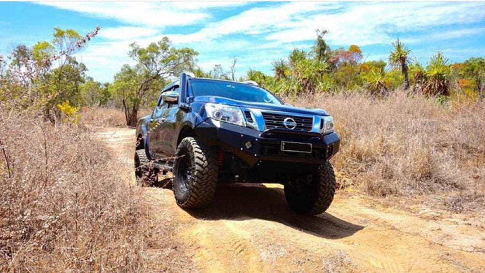 Meredith Stainless Steel Snorkel Kit to Suit Nissan NP300/D23 Navara - Nissan NP300/D23 Series 1 (2014-2019) / Long Entry Black - Snorkels