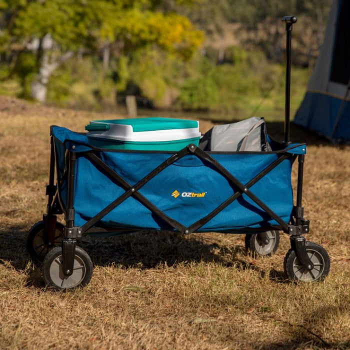 OZtrail Collapsible Camp Wagon | Blue - Camping Accessories