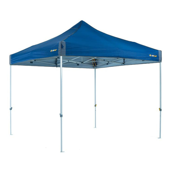 OZtrail Deluxe 3.0 Gazebo with Hydro Flow | Blue - Camping Accessories