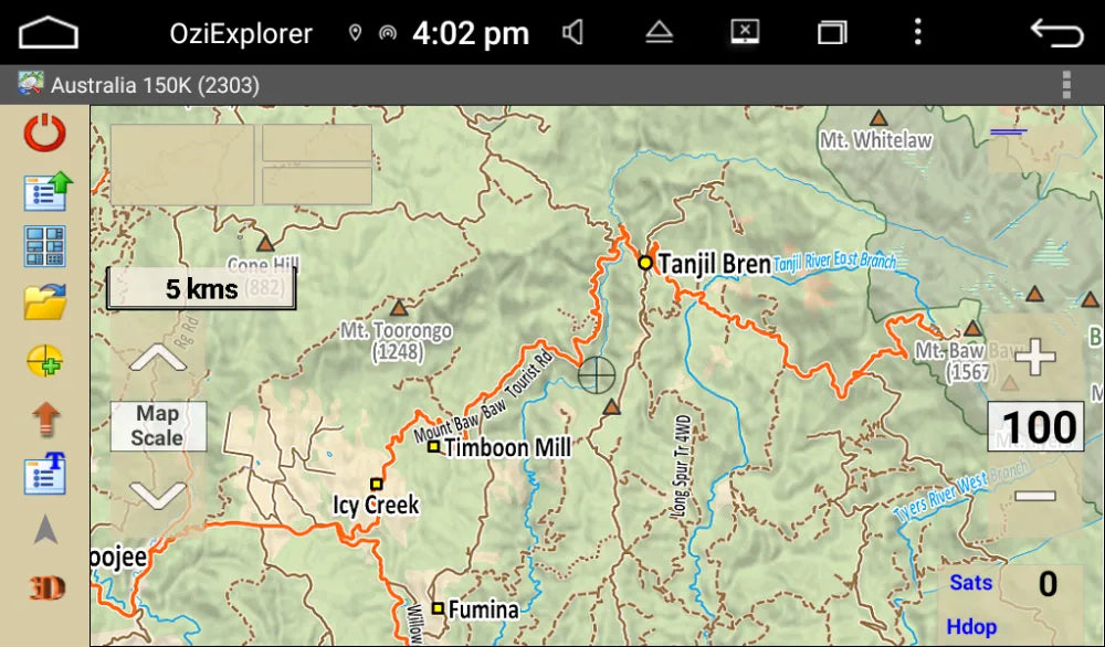 Polaris OziExplorer 1:150K Topographical Map Package