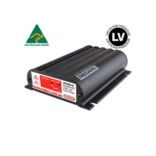 Redarc 24V 20Amp In-Vehicle DC-DC Lithium Battery Charger | Low Voltage - Battery Charger