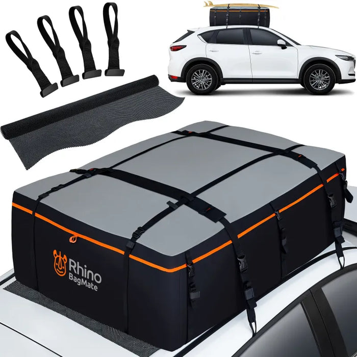 Rhino BagMate Military Grade Weatherproof Rooftop Cargo Carrier Bag | XXL | 651 Liters - Cargo Carrier Bag