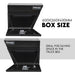 Under Tray Tool Box Underbody Pair Set 600mm Black Aluminium - Tools > Tools Storage