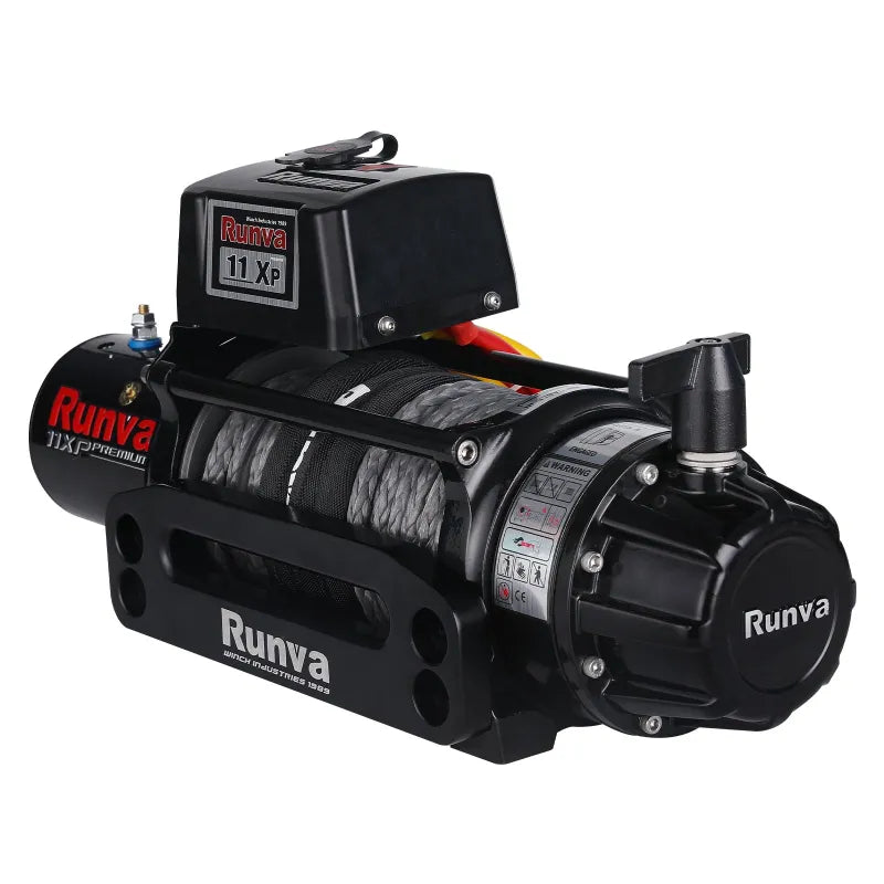 Runva 11XP Premium 12V Winch with Synthetic Rope | Full IP67 protection - Electric Winch