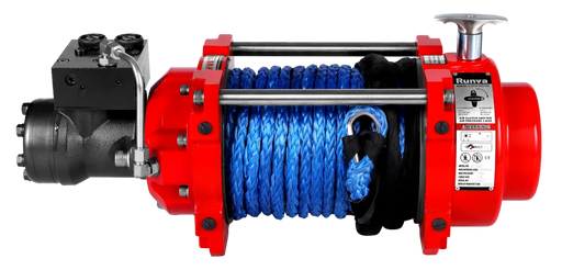 Runva HWN15000I Industrial Hydraulic Winch with Synthetic Rope - Industrial Winch