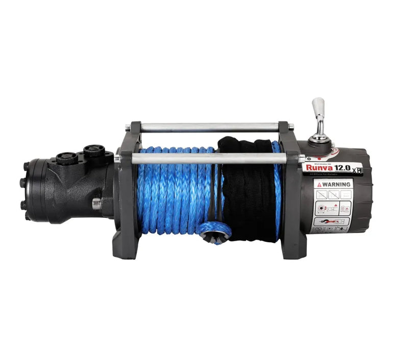 Runva HWX12000 Hydraulic 12V 4x4 Winch with Synthetic Rope - Hydraulic Winch