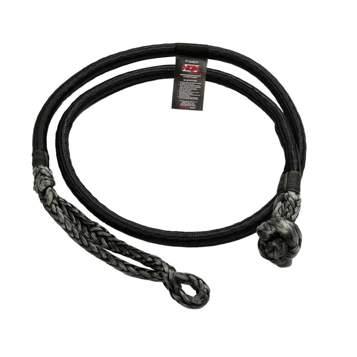 Saber Offroad 24,500kg Long HDX Soft Shackle with Technora Binding - Recovery Rope