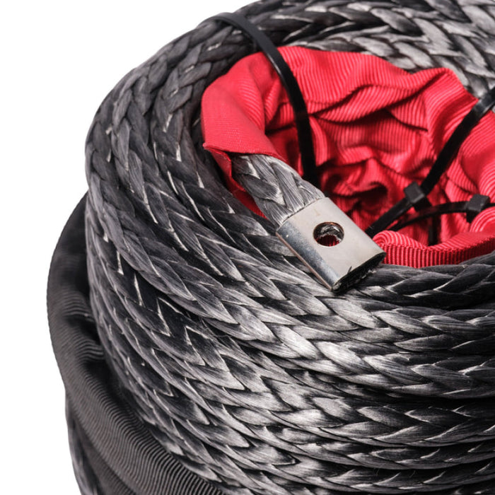 Saber Offroad 9.5T SaberPro Single Braided Winch Rope | 30M | Black - Winch Rope/Cable