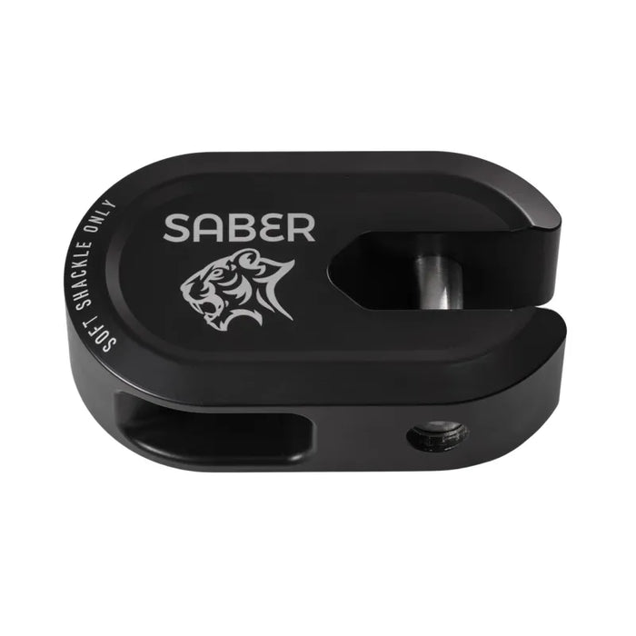 Saber Offroad Alloy Winch Shackle | Short - Cerakote Black - Winch Hooks