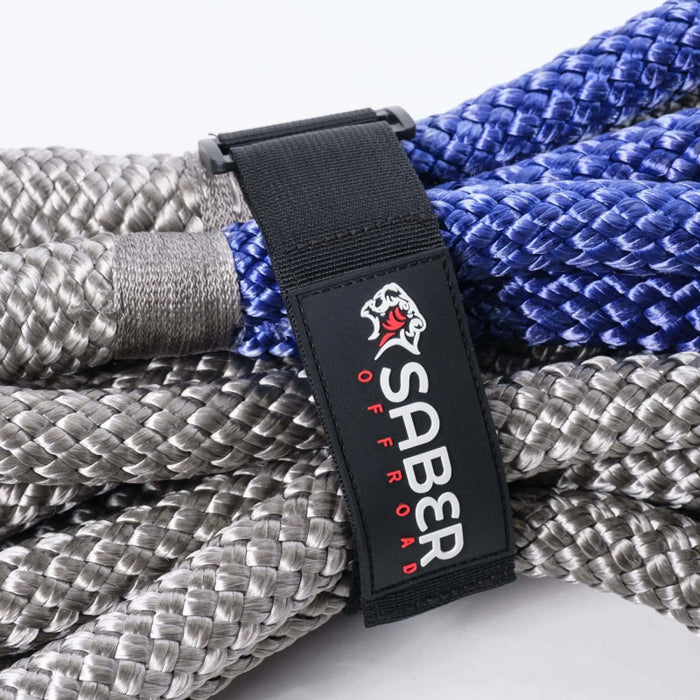 Saber Offroad Heavy Duty Kinetic Recovery Rope with Bag | 8.2T x 9M - Winch Rope/Cable