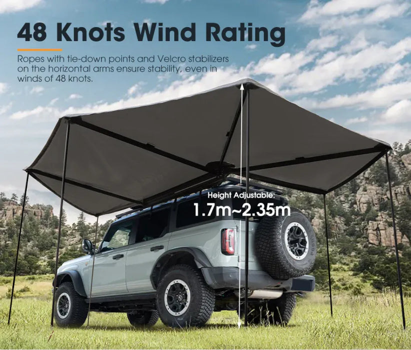 San Hima 4x4 270 Degree Free Standing Awning | Passenger Side