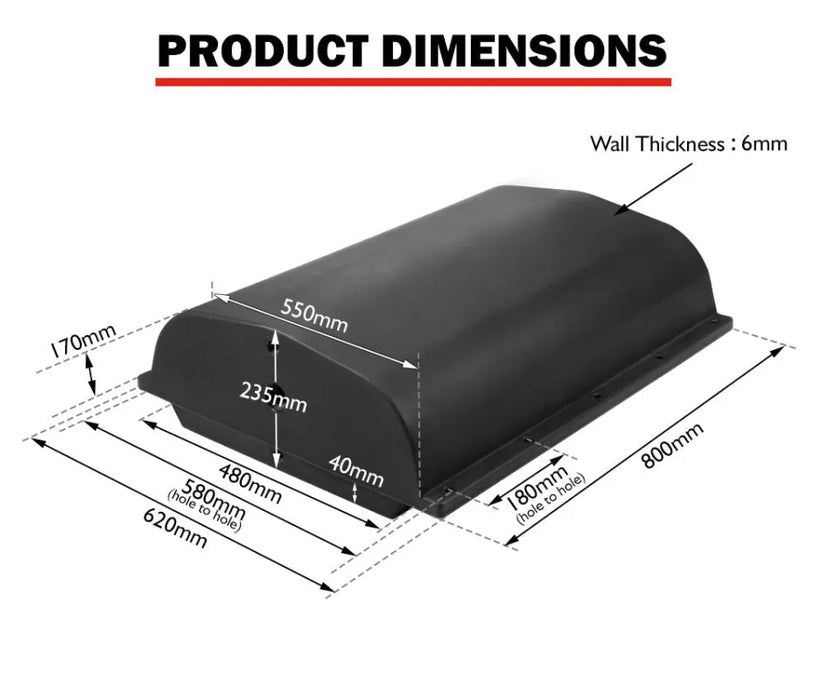 San Hima 75L Vehicle and Trailer Water Tank - Water Tank