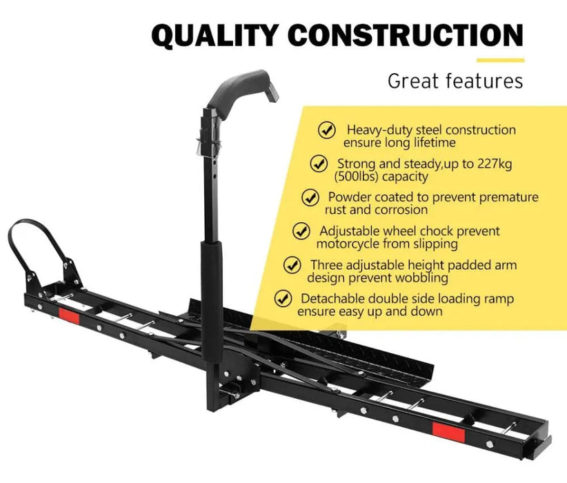 San Hima Motorcycle Motorbike Carrier Rack 2 Towbar Arm Rack Bike - Motorcycle Carrier