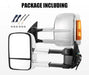 San Hima Extendable Towing Mirrors for Toyota Hilux 2005-2015 with Indicators | Pair - Towing Mirrors