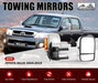 San Hima Extendable Towing Mirrors for Toyota Hilux 2005-2015 with Indicators | Pair - Towing Mirrors