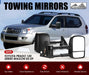 San Hima Extendable Towing Mirrors for Toyota Prado 120 Series Wagon 2003 - 2009 - Towing Mirrors