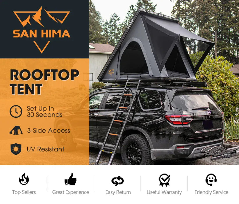 San Hima Kalbarri Lite Hardshell Rooftop Tent with Ladder