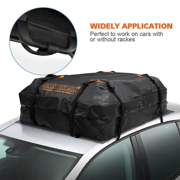 Waterproof Car Roof Top Rack Carrier Cargo Bag Luggage Storage Cube - Storage Box