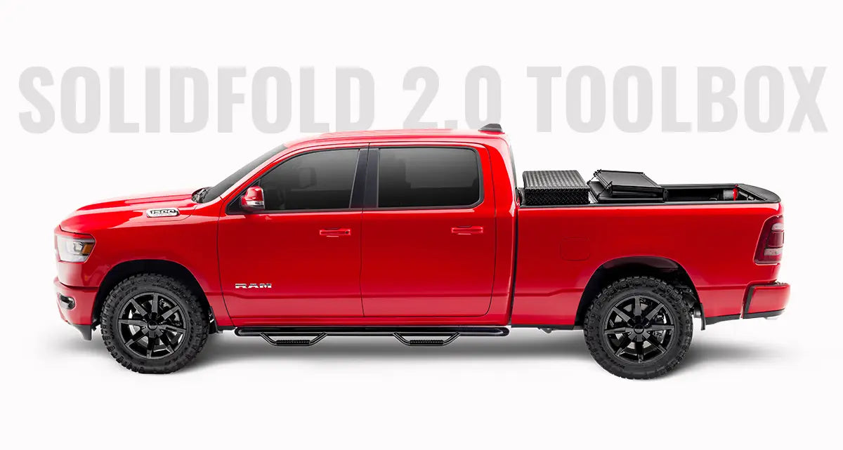 Extang Solid Fold 2.0 ToolBox Tri-Fold Tonneau for RAM 2500HD