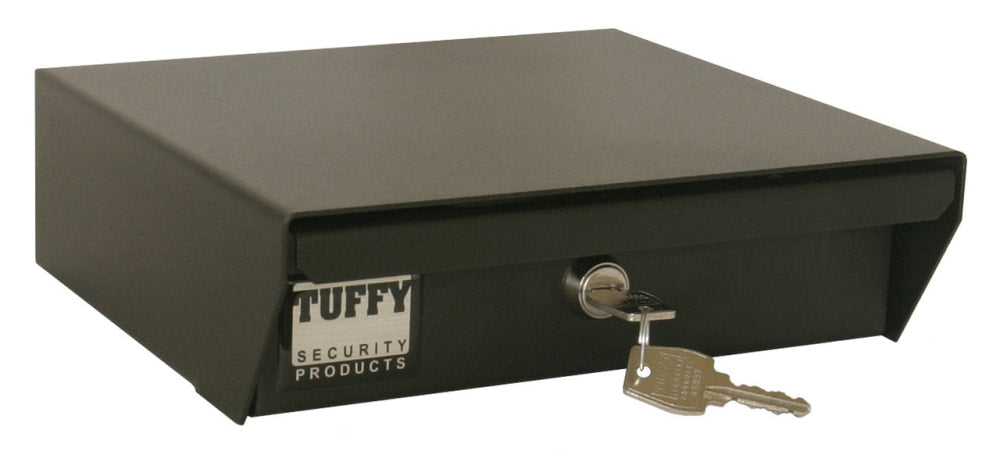 Tuffy Portable Car Safe | Valuables Tote Storage Box - Keyed Lock - Storage Box