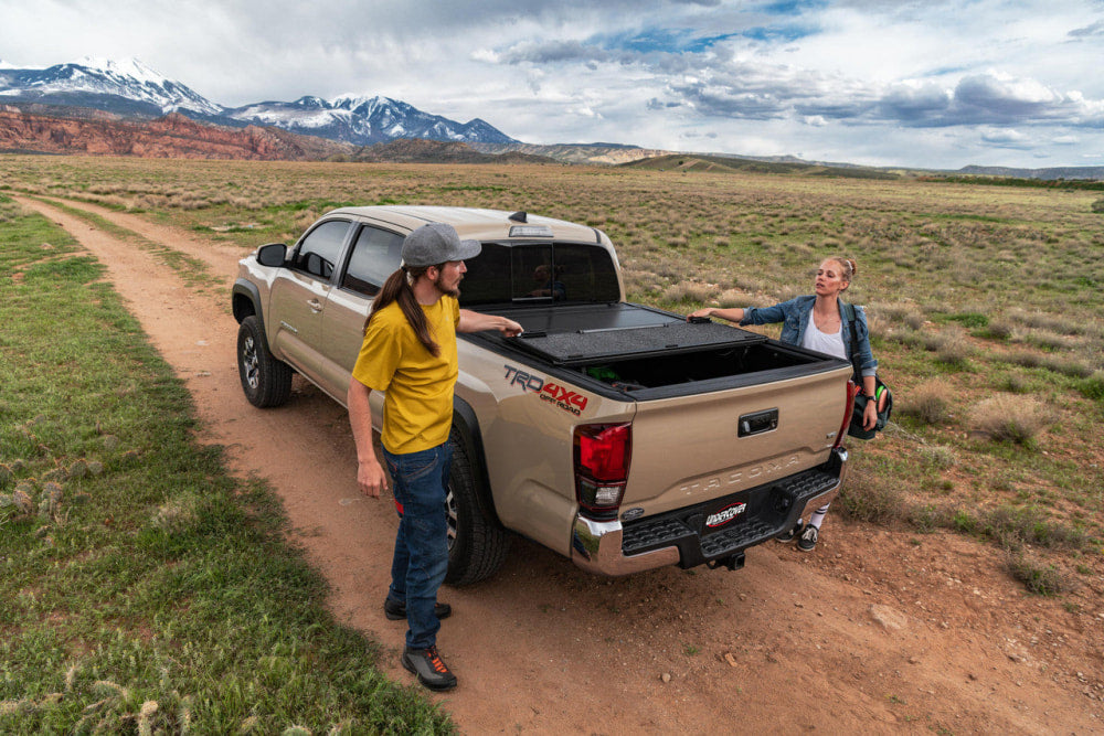 UnderCover Ultra Flex Hard Folding Truck Bed Tonneau Cover for RAM / Silverado / Ford / LDV - Tonneau