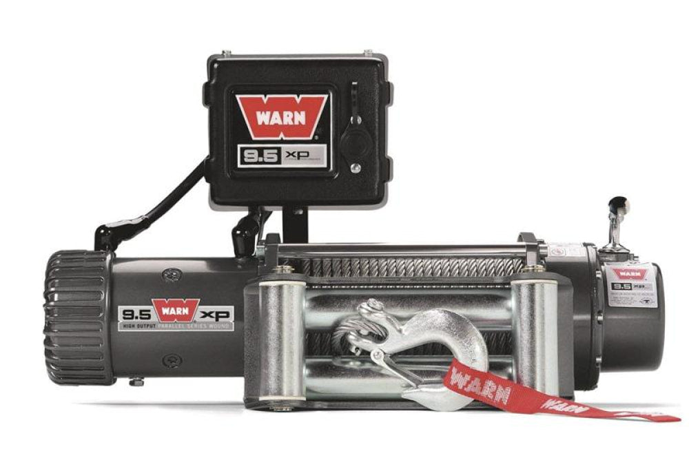 Warn 9.5XP 12v Self Recovery Winch | Steel Wire & Wireless Remote - Electric Winch