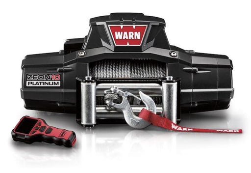 Warn Zeon 10 Platinum 12v 10,000lb Winch | Steel Wire