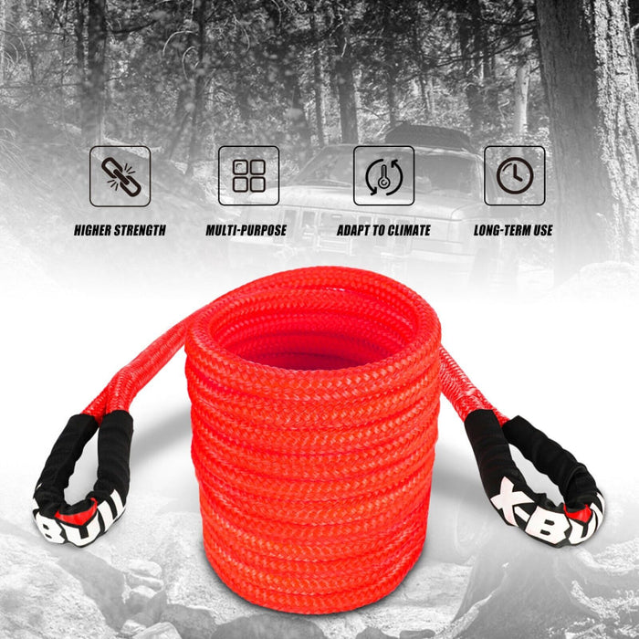 X-BULL Kinetic Recovery Rope 12T Snatch Strap | 22mm x 9m - Snatch Strap