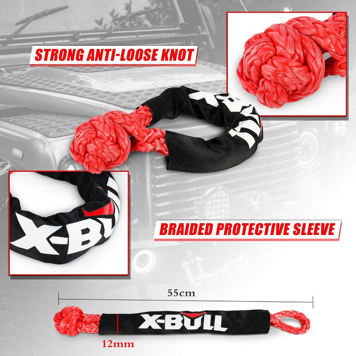 X-BULL Kinetic Recovery Rope 12T Snatch Strap | 22mm x 9m - Snatch Strap