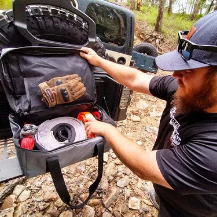 Carbon Offroad 12K 12000lb Winch Installation and Recovery Bundle Kit | Version 3 - Electric Winch