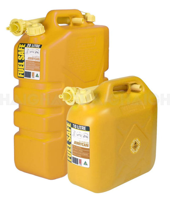 Fuel Safe Diesel Fuel 20L Plastic Jerry Can - Fuel Tank